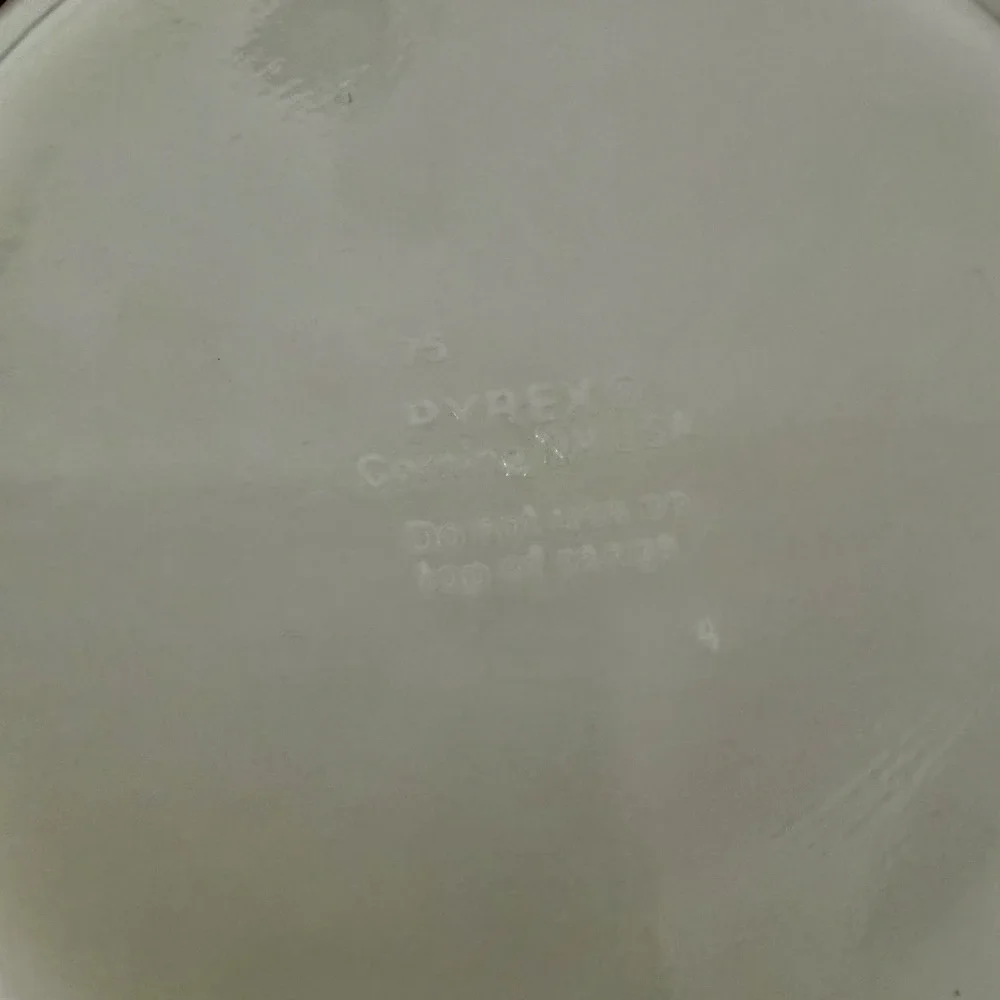 Vintage Pyrex #75 Butterfly Gold Butter Tub Keeper MCM Milk Glass Retro 1970s‎